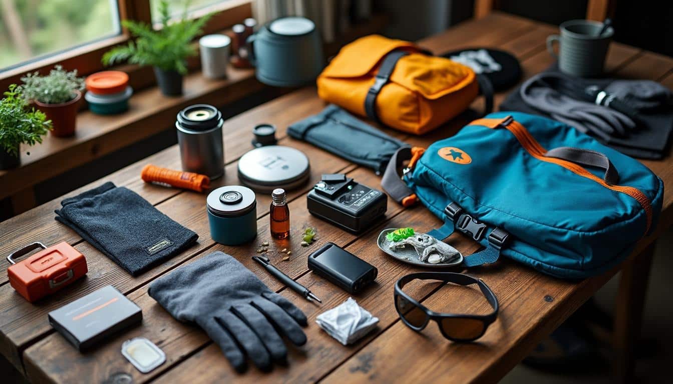 Illustration: Catégorisation des accessoires pour la randonnée : organiser sa préparation