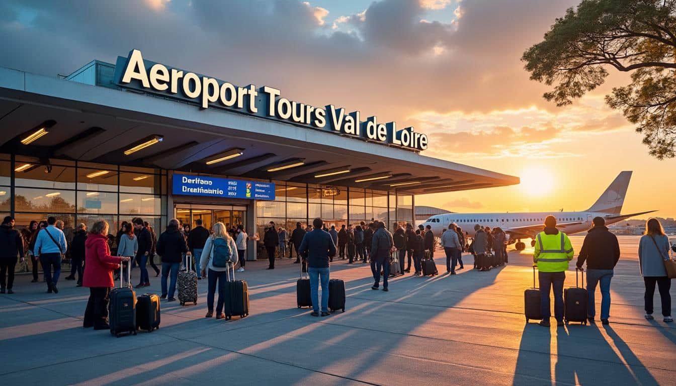Illustration: Présentation de l’aéroport de Tours-Val de Loire et de son rôle régional