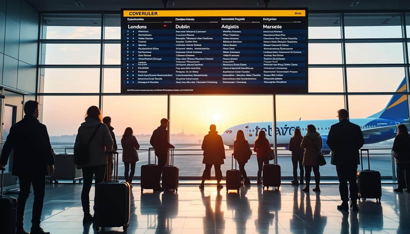 Illustration: Quelles destinations desservies au départ de l’aéroport de Tours en 2024 ?