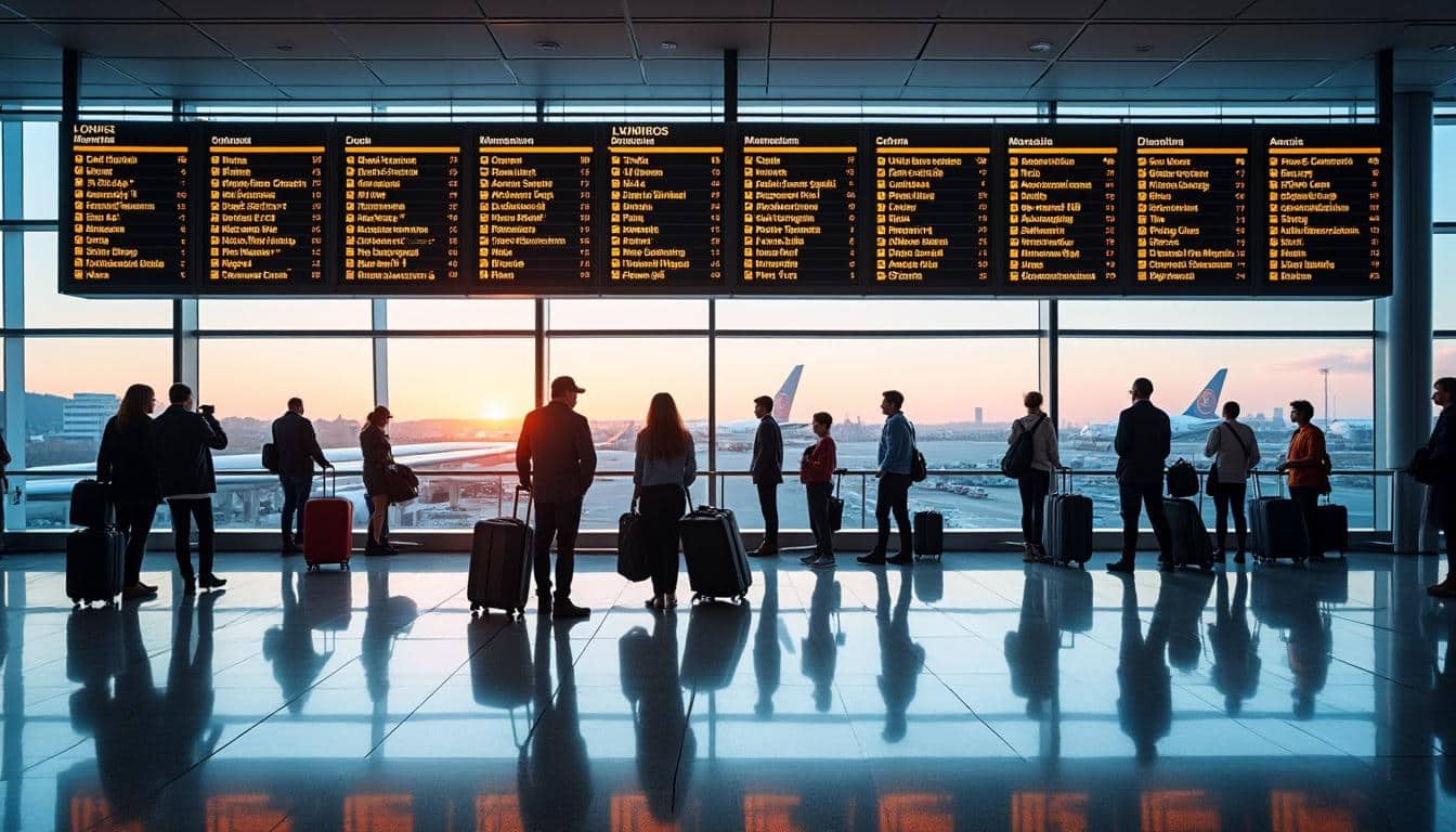 Illustration: Quelles sont les destinations actuelles au départ de l’aéroport de Carpiquet ?