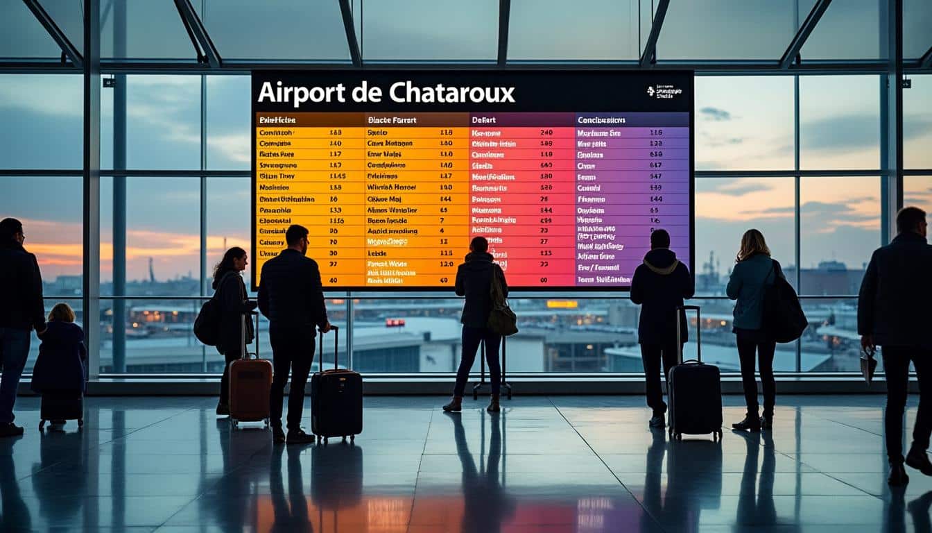 Illustration: Quelles sont les destinations au départ de l’aéroport de Châteauroux : liste, périodes et nouveautés