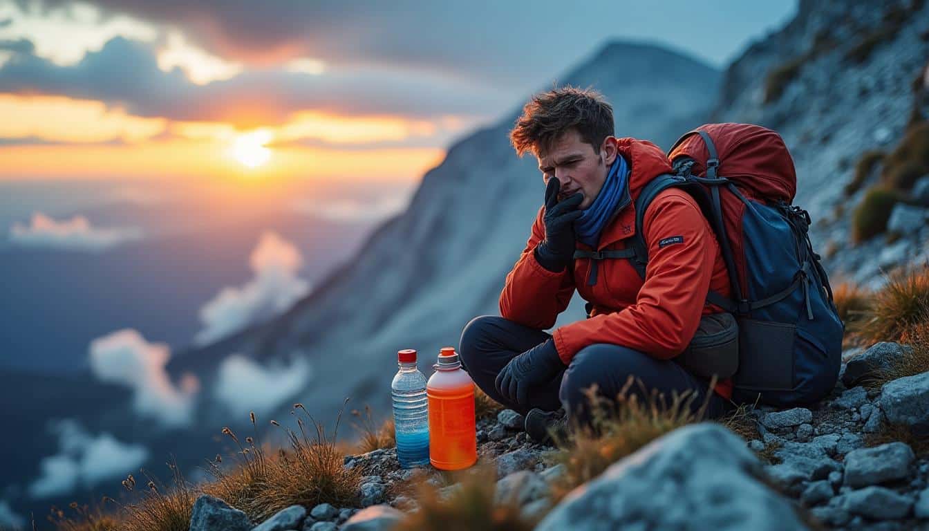 Illustration: D’où viennent les nausées en altitude ? Explications et différences avec les troubles digestifs classiques