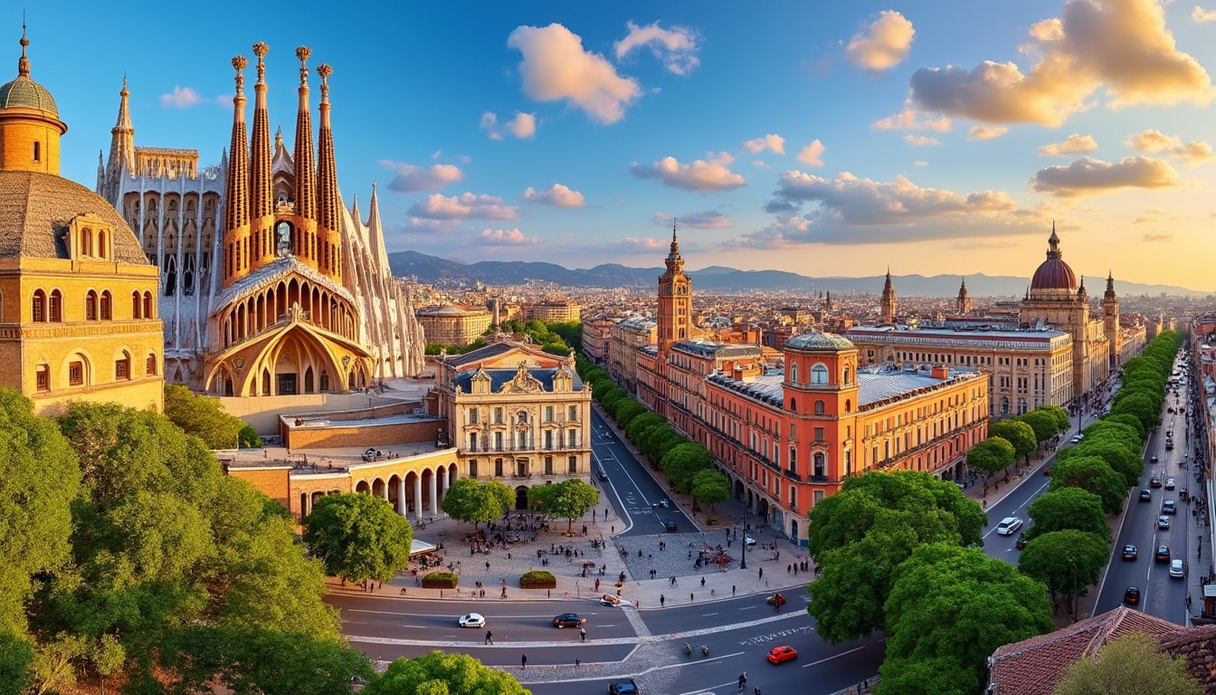 Illustration - Barcelone, Séville, Madrid… Trois villes, trois ambiances pour visiter l’Espagne