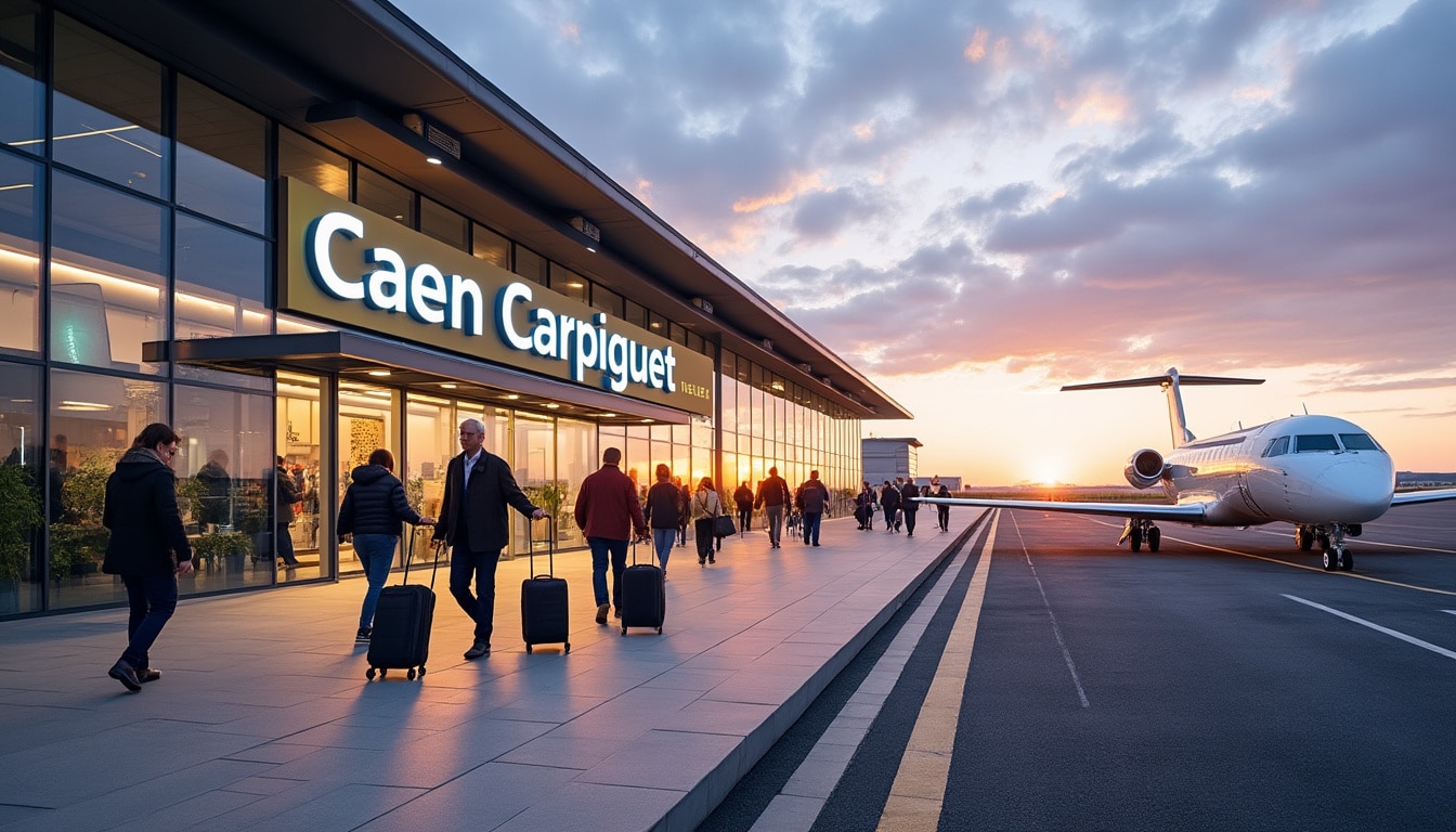 Illustration: Découvrir l’aéroport régional de Caen Carpiquet : un hub normand incontournable