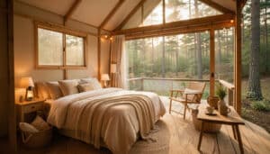 Image mise en avant pour Le glamping : la nouvelle façon de voyager entre confort et nature