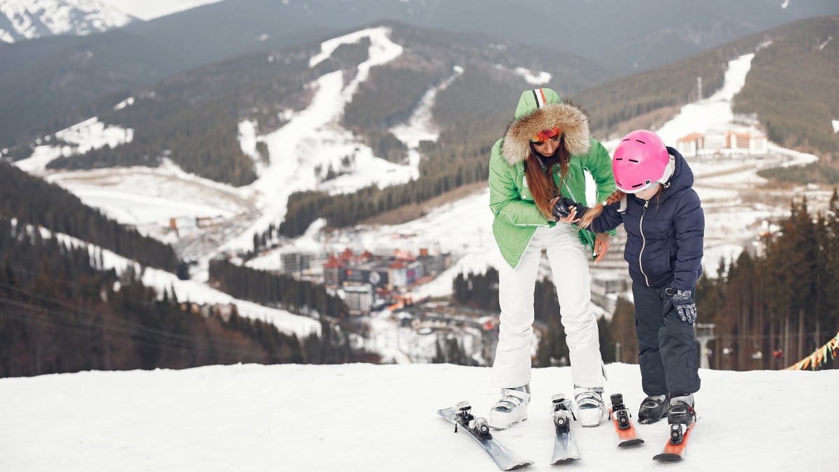 vacances au ski en famille